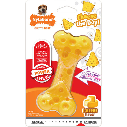 Nylabone Power Chew Bone Reg Cheese