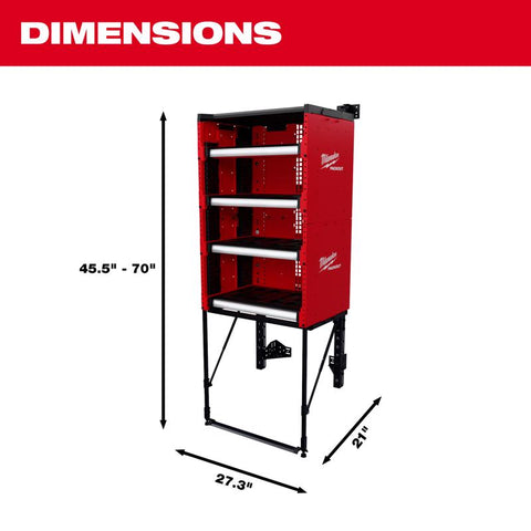 Milwaukee Packout Rack Kit Stl 63"