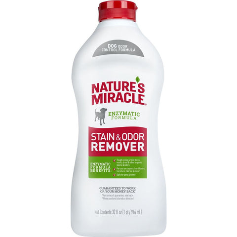 Nature's Miracle Stain & Odor Remover Pour Dogs 32 OZ