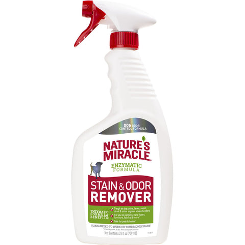 Nature's Miracle Stain & Odor Remover Spray Dogs 24 OZ