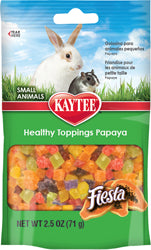 Fiesta Healthy Toppings Small Animal 2.5 OZ Papaya
