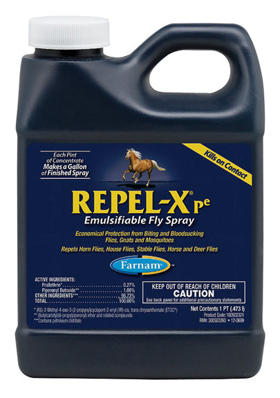 Farnam Repel-X PE Emulsifiable Fly Spray Concentrate – 1 pt