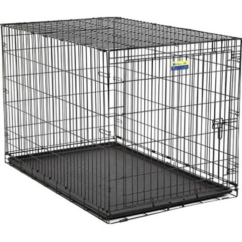 Contour Single Door Dog Crate 48x30x33 IN Black