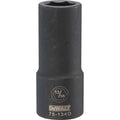 DeWalt SAE Deep Impact Socket, 3/4" Drive, 13/16"