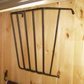 Scenic Road Large Wall Hay Rack, 36 x 25 x 12 in, Black