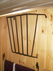 Scenic Road Large Wall Hay Rack, 36 x 25 x 12 in, Black