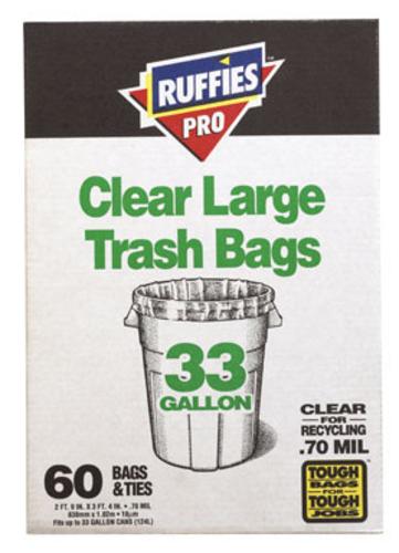 Ruffies 60CT 33GAL Recyc Bag