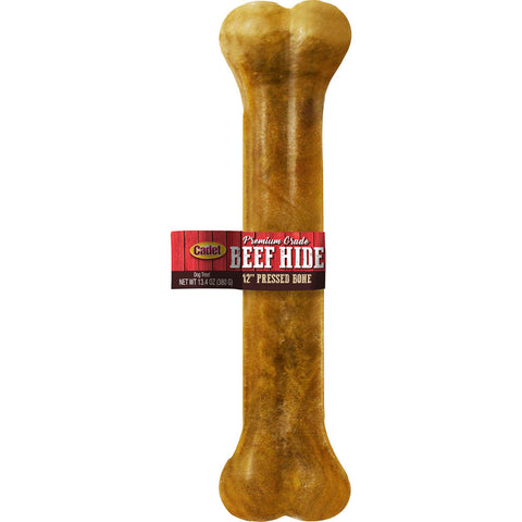 Cadet Gourmet Pressed Rawhide Bone – 12 in
