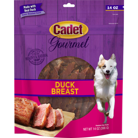 Cadet Gourmet Duck Breast Dog Treats 14 OZ Duck
