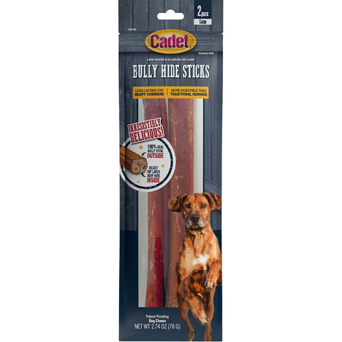 Cadet Bully Hide Sticks lg-2PK