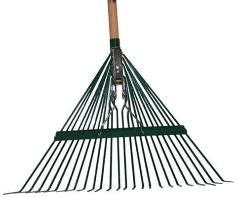 Midwest Rake Heavy-duty Spring Brace Rake, 24 IN