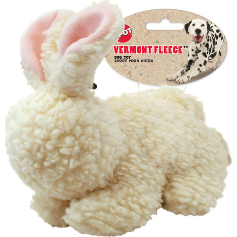 Spot Fleece Rabbit 9 IN Tan