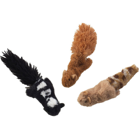 Skinneeez Forest Creatures W/catnip 4.75 IN Assorted