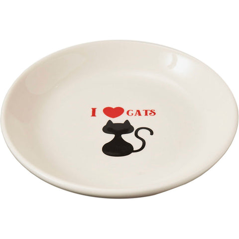 Spot I Love Cats Stoneware Cat Saucer 5 IN