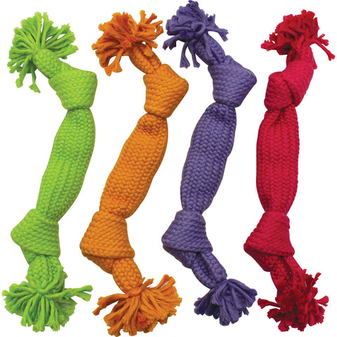 Spot Super Squeak Rope 14 IN Assorted