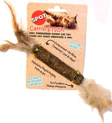 Spot Catnip Stick W/feathers 12 IN
