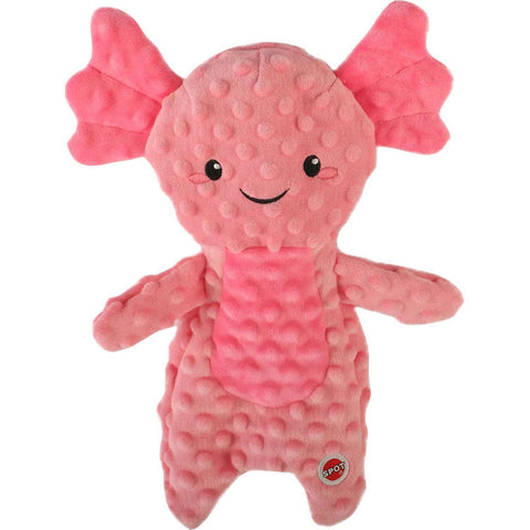 Axolotl Stuffing Free Plush Dog Toy 14 IN Assorted