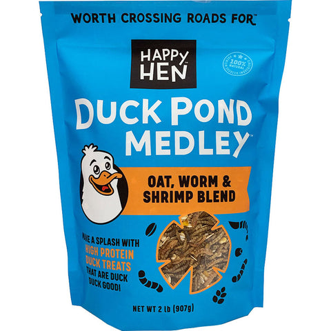 Happy Hen Duck Pond Medley 2 LB Oat/shrimp/worm