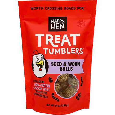 Happy Hen Treat Tumblers 14 OZ Mealworm/seed