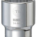 DeWalt SAE Drive Socket, 1-5/8" x 3/4" Drive, 12 Point