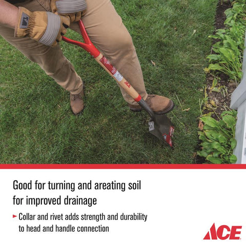 Ace Garden Spade with Wood Handle