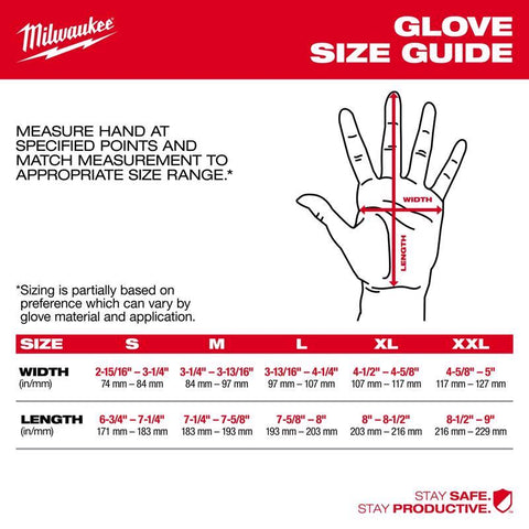 Milwaukee Cut 1 Cut Resistant Gloves, Nylon