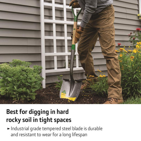 John Deere Digging Shovel, 42" Wood D-handle