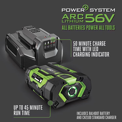 EGO Power+ Battery String Trimmer Kit, 56 Volt
