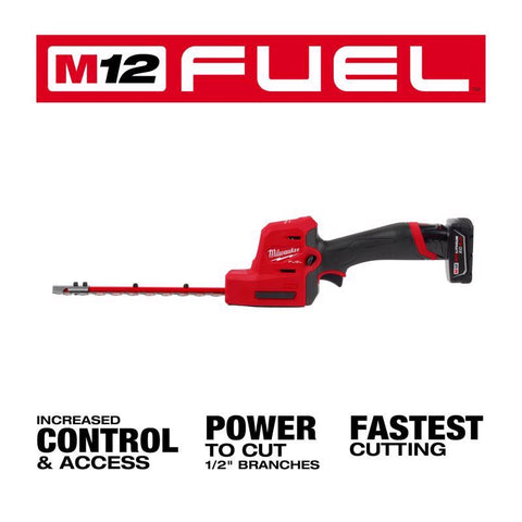 Milwaukee M12 Fuel Battery Hedge Trimmer Set