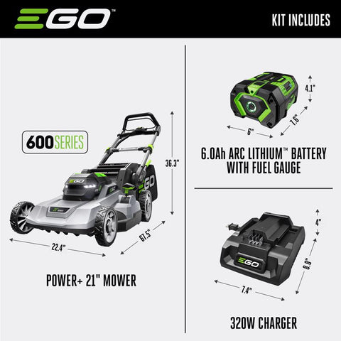 EGO Power+ Electric Lawn Mower Kit, 56 Volt