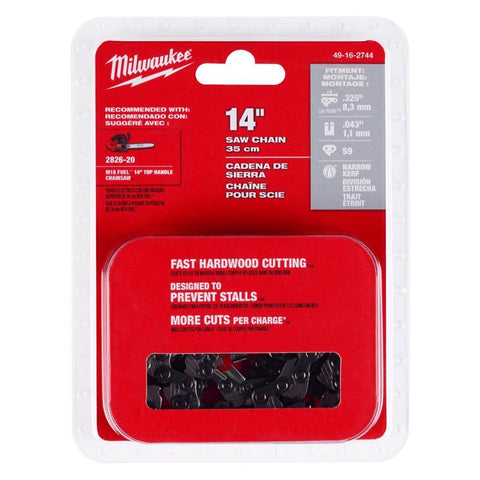 Milwaukee Chainsaw Chain 59lnk 14"