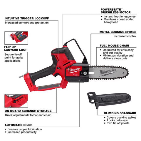 Milwaukee M18 Fuel Battery Chainsaw Tool Only