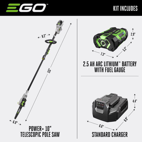 EGO Power+ Pole Saw Attachment, 10 Inch