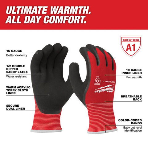 Milwaukee XL A1 Insul Gloves
