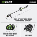 EGO Strng Trimer Kit Bat 16"