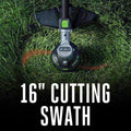 EGO Strng Trimer Kit Bat 16"