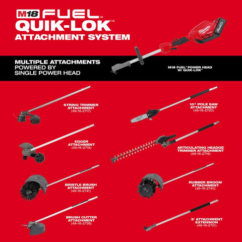 Milwaukee M18 Pole Saw Attachment