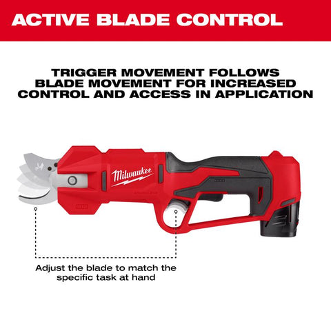 Milwaukee M12 Pruning Shears Kit
