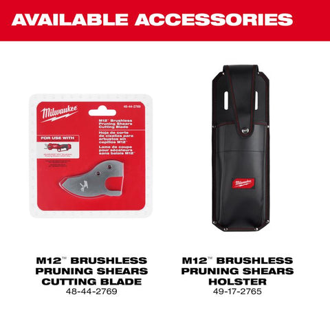 Milwaukee M12 Pruning Shears Kit