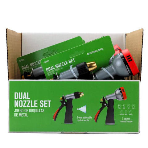 Home Plus Metal Hose Nozzle Set, 2-pack