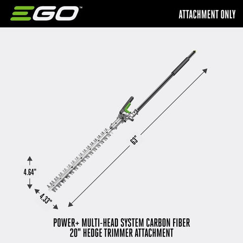 EGO Power+ 20 in. Battery Hedge Trimmer Attachment Tool Only