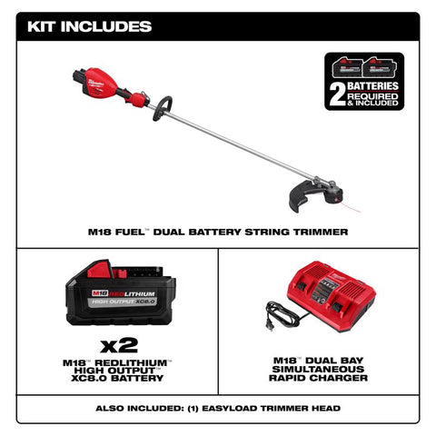 Milwaukee m18 Edger/trimer Bat 73"