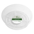 Plant Saucer Rnd Clr 6"