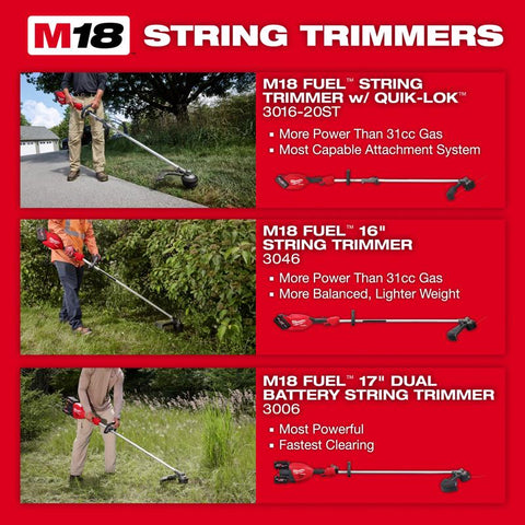 Milwaukee M18 17" DB Trimmer