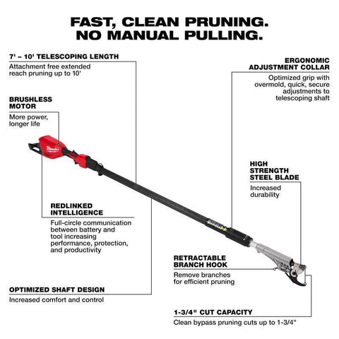 Milwaukee M18 Tele Prune Shears