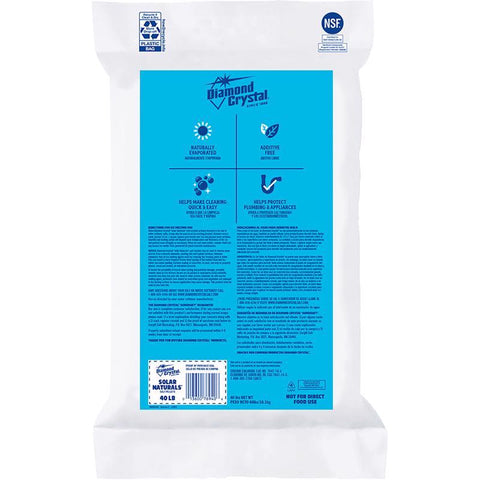 Diamond Crystal Water Softener Salt Crystals, 40 LB