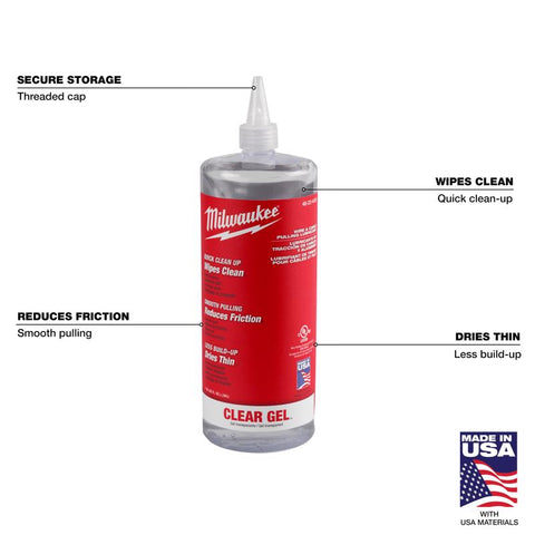 Milwaukee Mw Lubrcnt Gel 32OZ