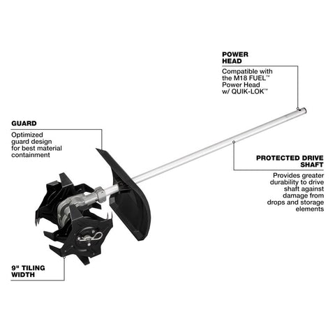 Milwaukee M18 Cultivator Attach