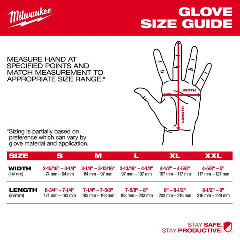 XL a3 Hivis Dip Gloves