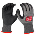 Milwaukee Cut Level 5 Dipped Work Gloves, Black, Medium